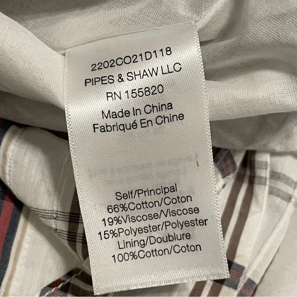 NWT Veronica Beard ‘Sherry’ Asymmetrical Ruffle Hem Shirt Dress Sz S - Picture 9 of 9